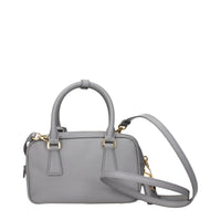 Prada Gray Leather Handbag