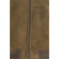 Salvatore Santoro Brown Lamb Ovis Aries Full-Length Jacket