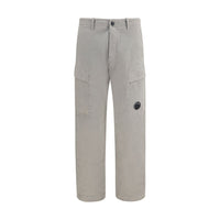 C.P. Company Gray Cotton Cargo Pants