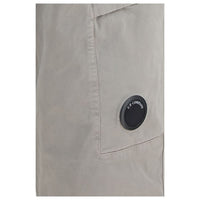 C.P. Company Gray Cotton Cargo Pants