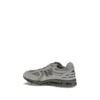 New Balance Gray Fabric Athletic Sneakers