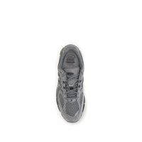 New Balance Gray Fabric Athletic Sneakers