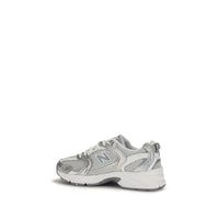 New Balance White Polyamide Athletic Sneakers