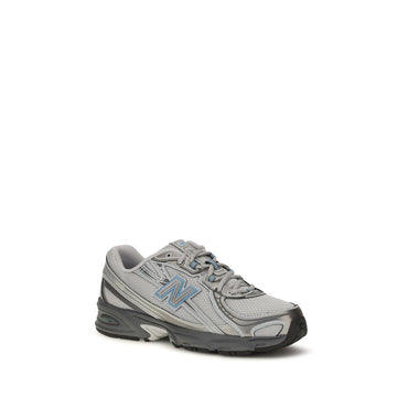 New Balance Gray Fabric Athletic Sneakers