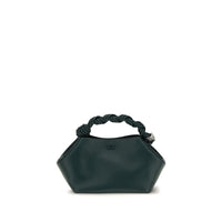 Ganni Bicolor Recycled Leather Shoulder Bag