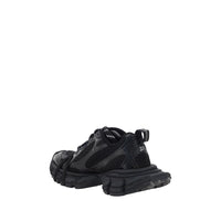 Balenciaga Black Polyurethane Chunky Sneakers