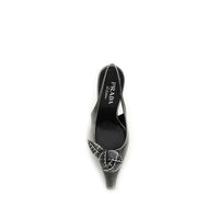 Prada Gray Goatskin High Heel Pumps