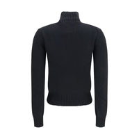 Ami Paris Black Cashmere Turtleneck
