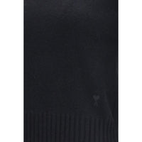Ami Paris Black Cashmere Turtleneck