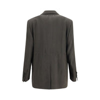Golden Goose Bicolor Viscose Blazer