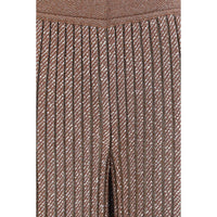 Missoni Brown Viscose Casual Pants