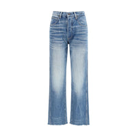 Tom Ford Blue Cotton Bootcut Jeans
