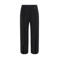Burberry Black Wool Oves Aries Joggers (Workout Pants)