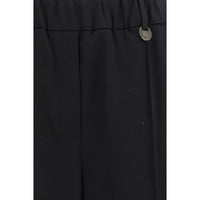 Burberry Black Wool Oves Aries Joggers (Workout Pants)
