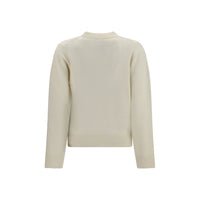 Ganni Beige Wool Oves Aries Sweatshirt