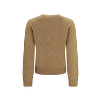 Ganni Beige Alpaca Vicugna Pacos Sweatshirt