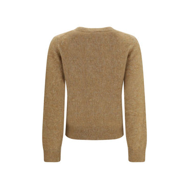 Ganni Beige Alpaca Vicugna Pacos Sweatshirt