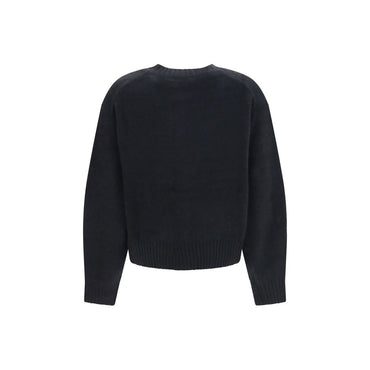 Loulou De Saison Black Wool Oves Aries Cardigan