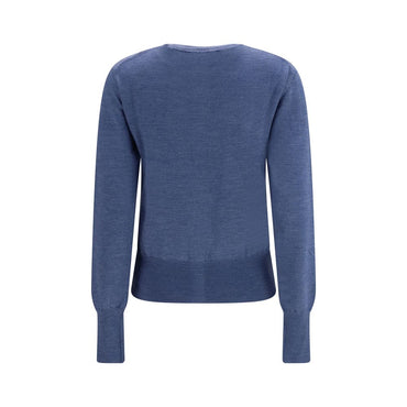 Vivienne Westwood Blue Wool Oves Aries Cardigan