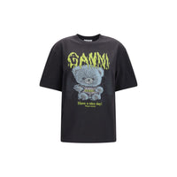 Ganni Gray Cotton Sweatshirt