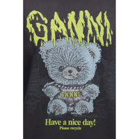 Ganni Gray Cotton Sweatshirt