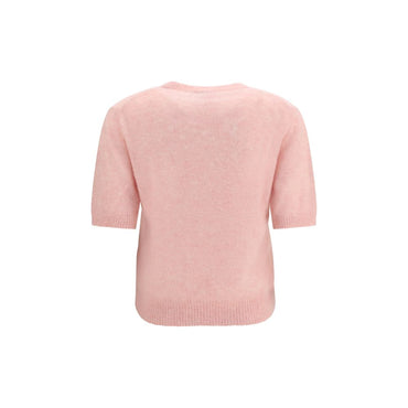 Ganni Multicolor Alpaca Vicugna Pacos T-Shirt