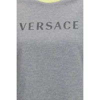 Versace Gray Cotton T-Shirt
