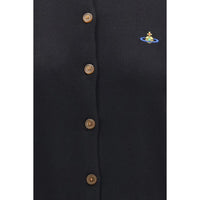 Vivienne Westwood Black Wool Oves Aries Cardigan