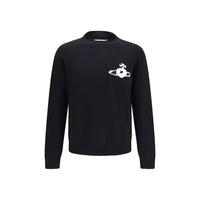Vivienne Westwood Black Wool Oves Aries Sweatshirt