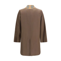 Burberry Brown Cotton Coat