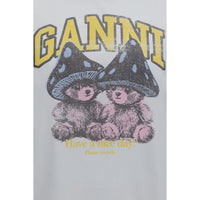 Ganni White Cotton T-Shirt