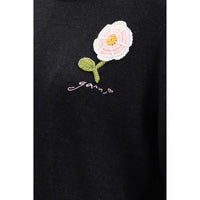 Ganni Black Wool Oves Aries Sweatshirt
