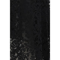 Fendi Black Silk Midi Skirt
