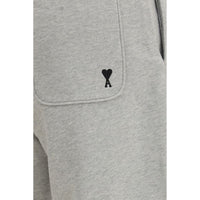 Ami Paris Gray Cotton Sweatsuit