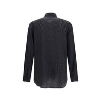 Tom Ford Black Silk Pattern Shirt