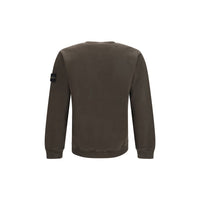 Stone Island Brown Cotton Sweatshirt