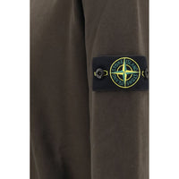 Stone Island Brown Cotton Sweatshirt