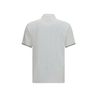 Brunello Cucinelli White Cotton Polo Shirt