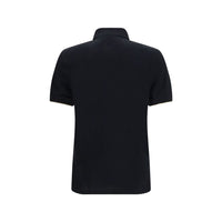 Brunello Cucinelli Black Cotton Polo Shirt