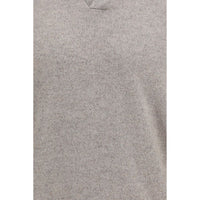 Brunello Cucinelli Gray Cashmere Sweatshirt