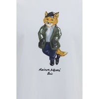 Maison Kitsuné White Cotton T-Shirt