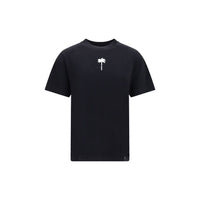 Palm Angels Black Cotton T-Shirt