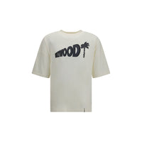 Palm Angels White Cotton T-Shirt