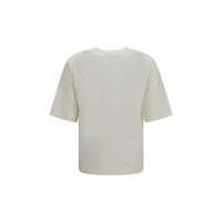 Palm Angels White Cotton T-Shirt