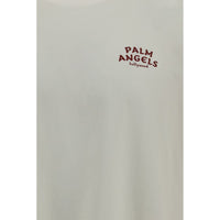Palm Angels Beige Cotton T-Shirt