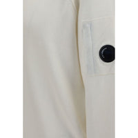 C.P. Company White Wool Oves Aries Sweatshirt