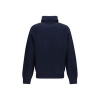 Prada Blue Wool Oves Aries Polo Shirt