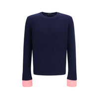 Prada Blue Wool Oves Aries Sweatshirt
