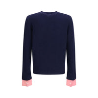 Prada Blue Wool Oves Aries Sweatshirt