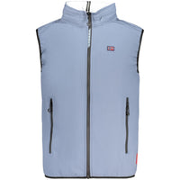 Norway 1963 Azzurro Poliestere Mens Vest